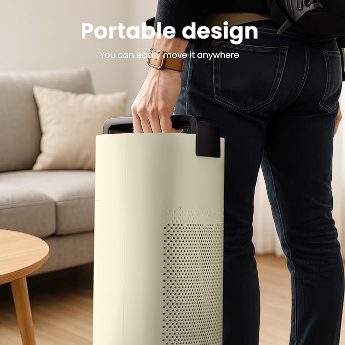 Air Purifiers for Home Large Room Up to 3600 Ft2 with PM 2.5 Air Laser Sensor, HEPA 4-in-1 Filter for Airborne Particles