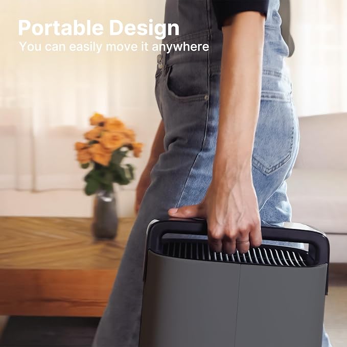 Air Purifiers for Home Large Room Up to 3600 Ft2 with PM 2.5 Air Laser Sensor, HEPA 4-in-1 Filter for Airborne Particles