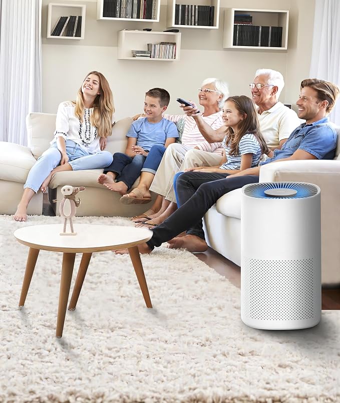 Air Purifiers for Home Large Rooms, Fast Clean Up to 1782 Ft2, True H13 HEPA 3 in 1 Filters, alternate product view 4