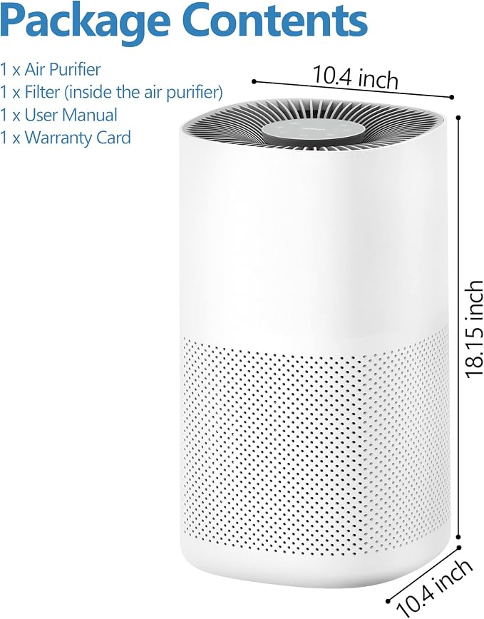 Air Purifiers for Home Large Rooms, Fast Clean Up to 1782 Ft2, True H13 HEPA 3 in 1 Filters, alternate product view 7