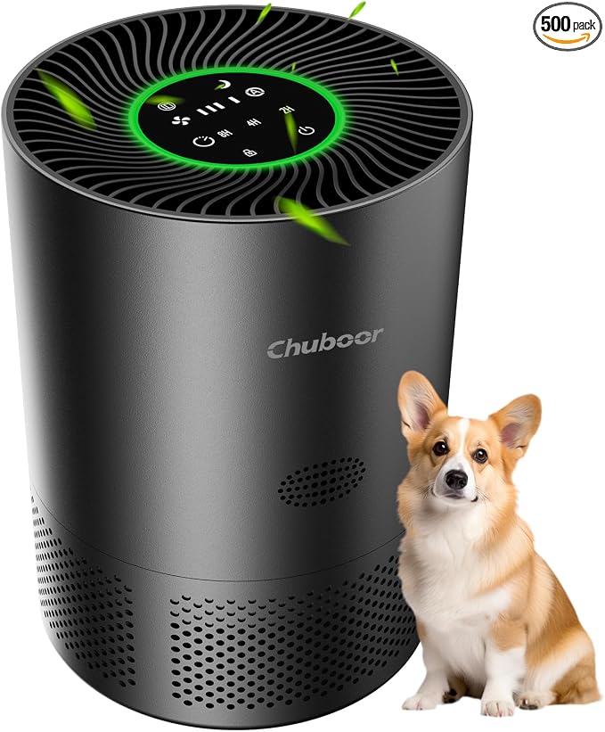 Air Purifiers for Home Large Rooms, H13 True HEPA for Bedroom Dorm Room Pets, kitchen, washroom, with Timer, Auto Mode
