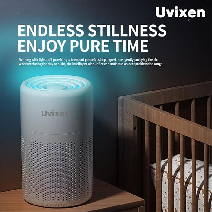 Air Purifiers for Home - Mini Air Purifier with HEPA Air Filter- USB Operated Air Purifier for Bedroom, Car and Living Room