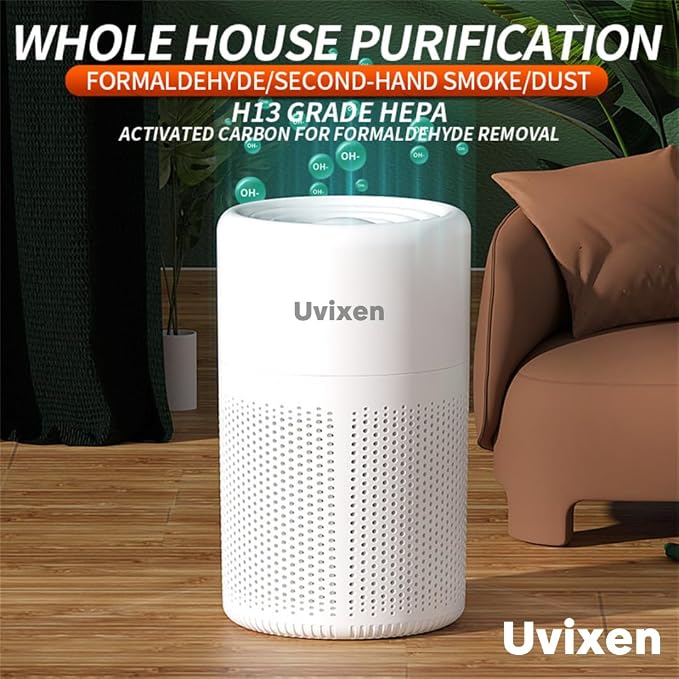 Air Purifiers for Home - Mini Air Purifier with HEPA Air Filter- USB Operated Air Purifier for Bedroom, Car and Living Room