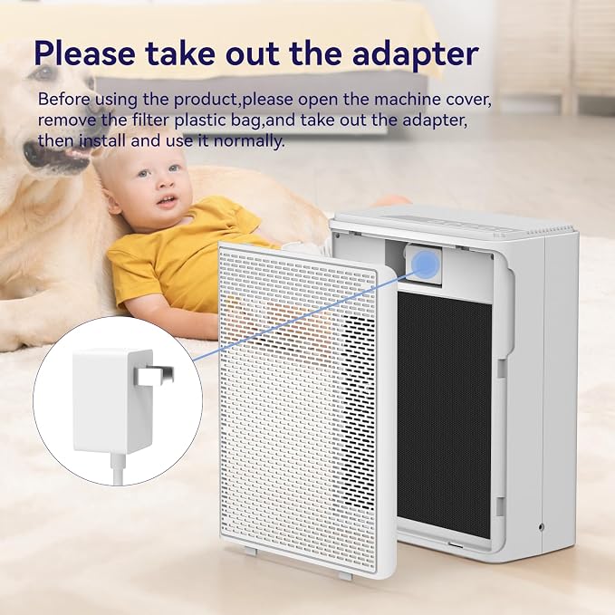 Air Purifiers for Home Pets Covers Up to 1500 Sq Ft,H13 Hepa Filter with Washable Pre-Filter,Pet Hair Dander Smoke Air