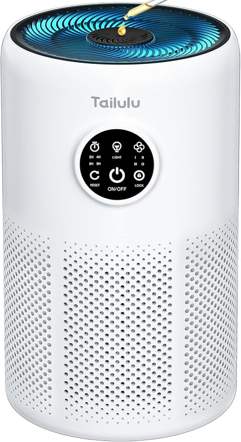 Air Purifiers for Home Pets Large Room Up to 1360 Ft2, D10 HEPA Air Purifiers for Bedroom with 15dB Sleep Mode, product image
