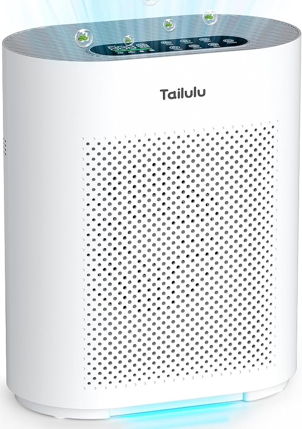 Air Purifiers for Home up to 2200 Ft2 Large Room, H14 Hepa Air Purifier with PM2.5 Air Quality Monitor Display, Air Cleaner