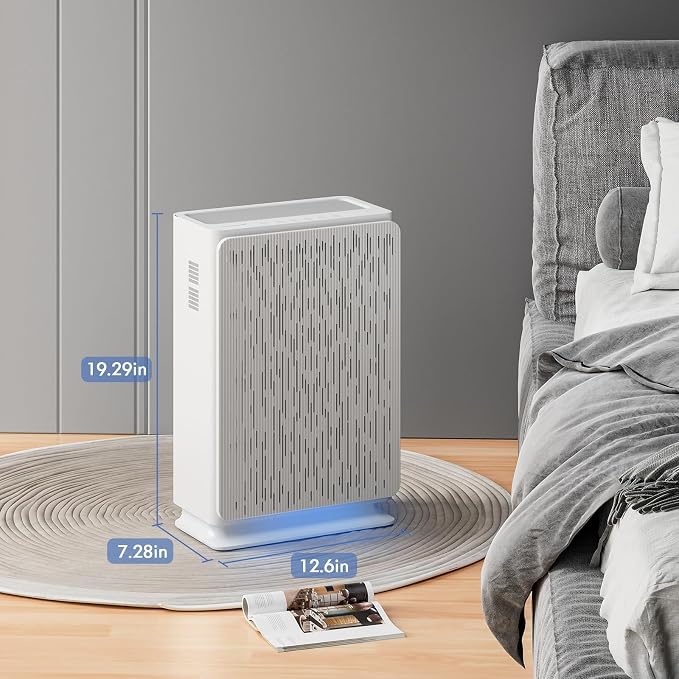 Air Purifiers for Large Rooms up to 2100 Sq Ft, HEPA 14 Air Purifier with Smart PM 2.5 Sensor, alternate product view 9