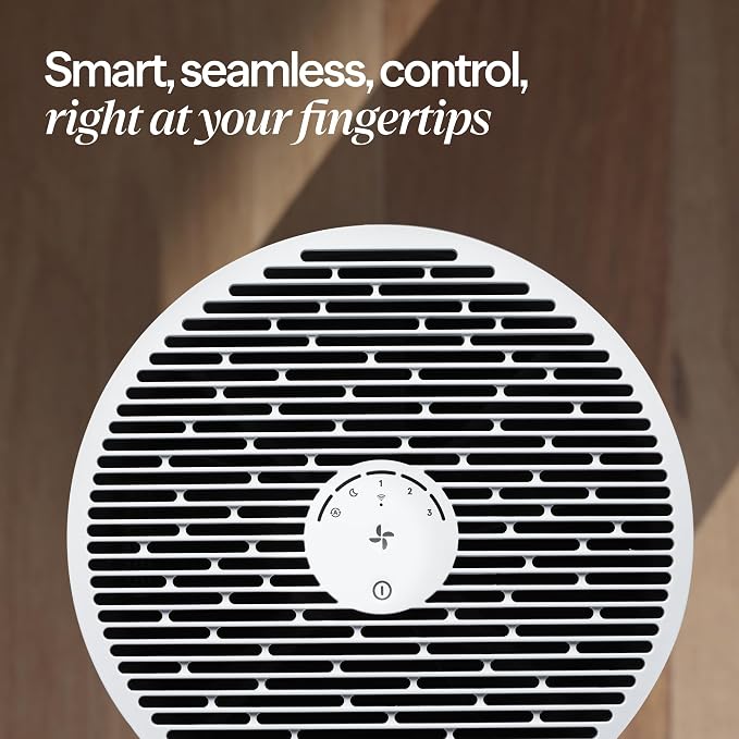 Air Purifiers for Medium Rooms, Bedroom, Kitchen, Cleans 1,858 sqft in one hour, HEPASilent Smart Air Cleaner for Home, Pets