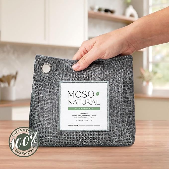 Air Purifying Bag 600g, Bamboo Charcoal Odor Absorber, Room Deodorizer for Large Spaces, Bedroom, Kitchen, alternate product