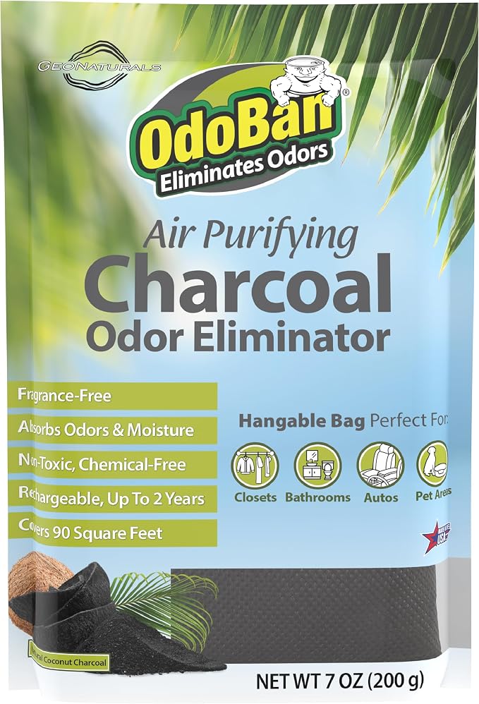 Air Purifying Charcoal Natural Odor Eliminator, made from natural materials Formula, Made in the USA, Fragrance Free, product