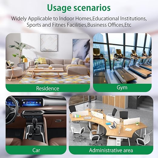 Air Quality Monitor, Professional Air Quality Detector with CO2 Monitor/HCHO/TVOC/Temperature/Humidity for Home, Hotel