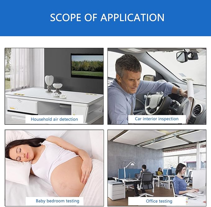 Air Quality Monitor Screen Air Quality Monitor, Air Quality Detector Lcd Pm10 High Precision Pm2.5 Pm1.0 2.8 Inch Dm106