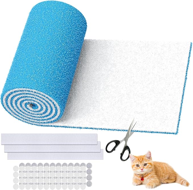 Air Vent Filter Kit - 12" x 140" Cut to Fit Air Filter Materials MERV 8 Electrostatic Media Roll for Home Floor, Ceiling, AC