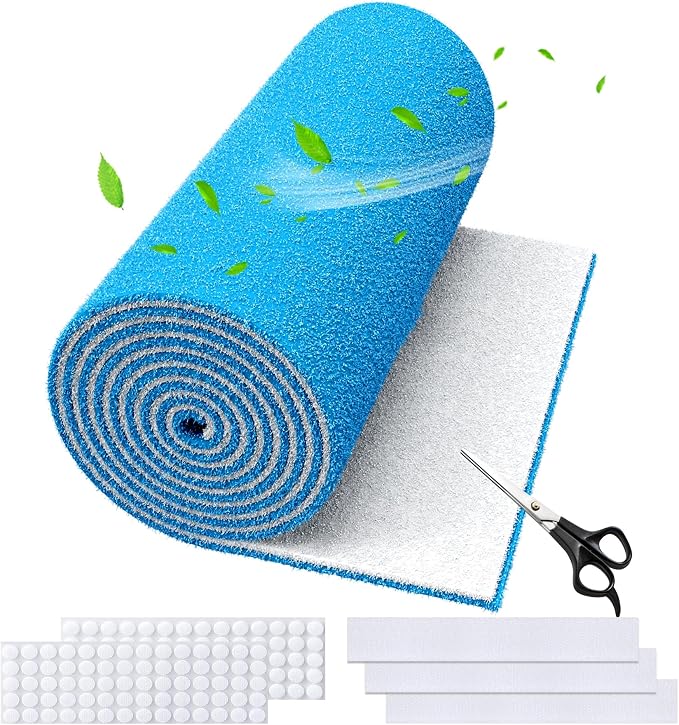 Air Vent Filters,14"x120"Cut to Fit Air Filter Material (70+Filters),MERV 8 Electrostatic Air Vent Filter for Home Floor
