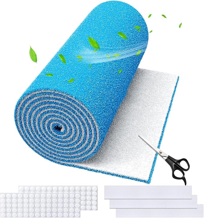 Air Vent Filters,20"x100"Cut to Fit Air Filter Material (80+Filters),MERV 8 Electrostatic Air Vent Filter for Home Floor