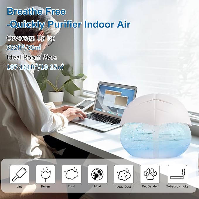 air Washer Aroma Diffuser, Essential Oils Aroma Fresher for Home, Office, Bedroom, Warehouse, Gift(White), alternate product