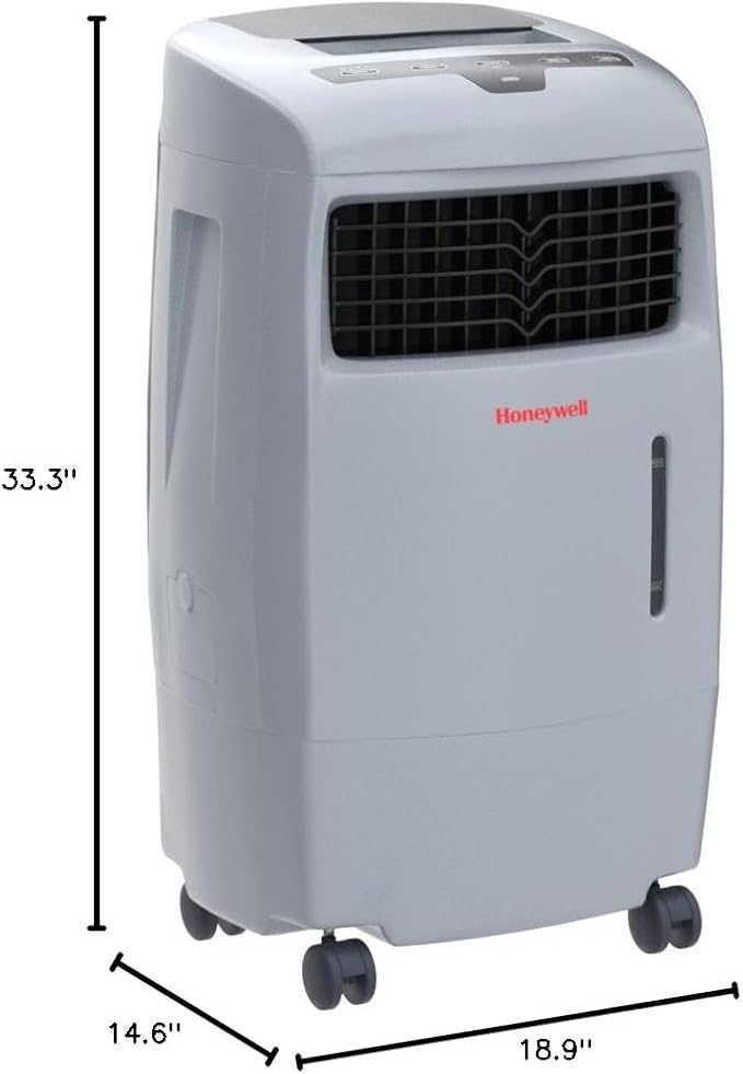 AirComfort 500 CFM Indoor or Outdoor Portable Evaporative Cooler, Fan, and Humidifier for Living Room, Patio, Garage