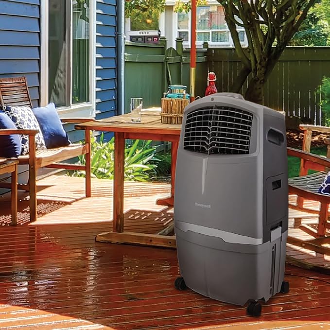 AirComfort 525 CFM Outdoor Portable Evaporative Swamp Cooler for BBQ Area, Patio, Garage, and Backyard, 115V, alternate