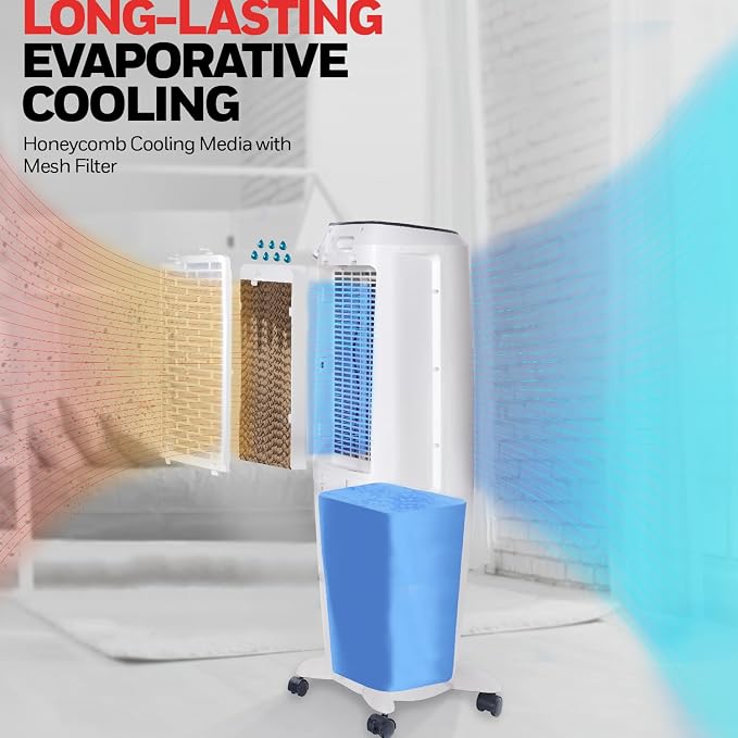 AirComfort 700 CFM Compact Spot Fan & Humidifier, Indoor Portable Evaporative Air Cooler, Swamp cooler, alternate product