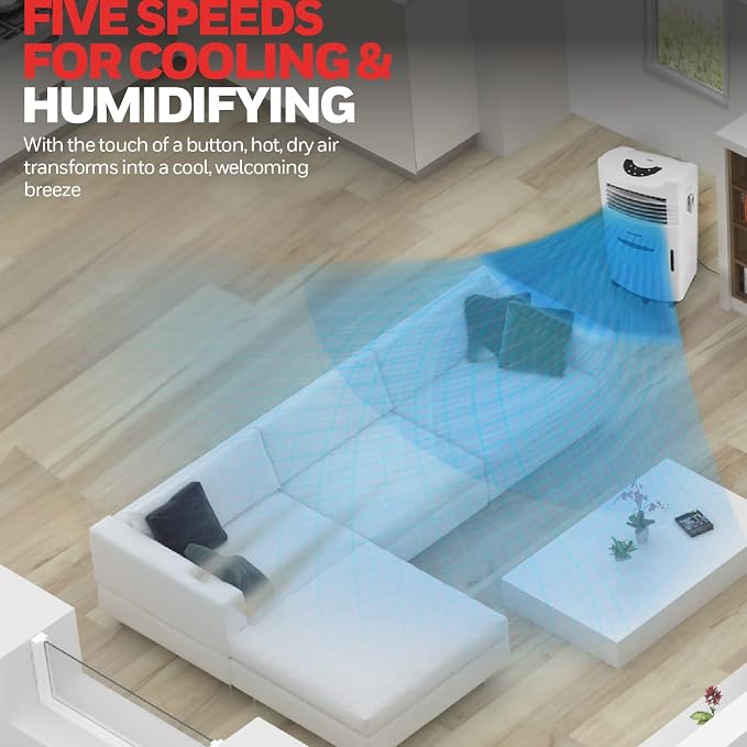 AirComfort CL201AEWW Environmental Appliance, White Plastic White, alternate product view 4