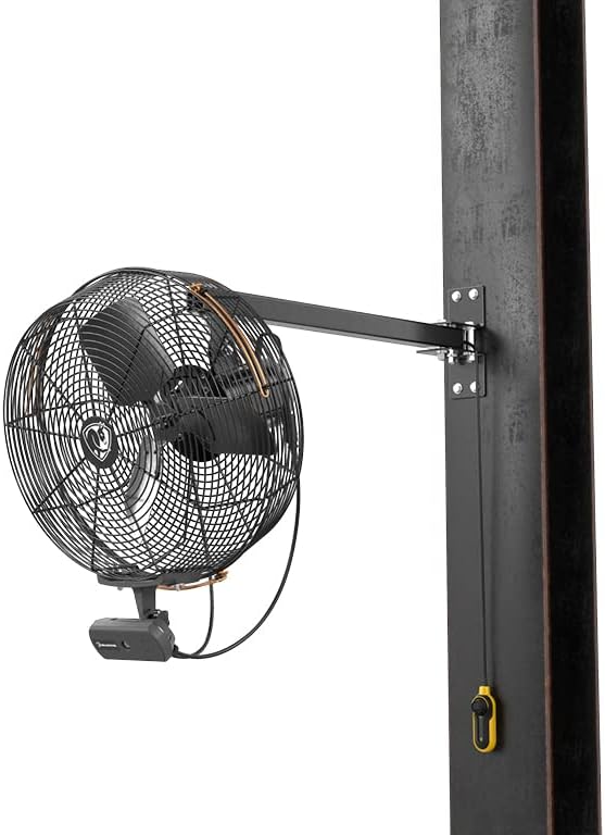 AirEye Fan, Swivel Mount (120V) (20", Midnight Black), product image
