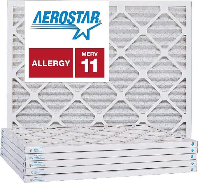 12x14x1 MERV 11 Air Filter, Pleated AC Furnace HVAC Filters (12x14x1), product image