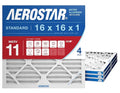 16x16x1 MERV 11 - 4 Count - Pleated HVAC, Furnace & Air Conditioner Filters - Removes Dust, product image