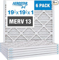 19 1/2x19 1/2x1 MERV 13 Pleated Air Filter, AC Furnace Air Filter, product image