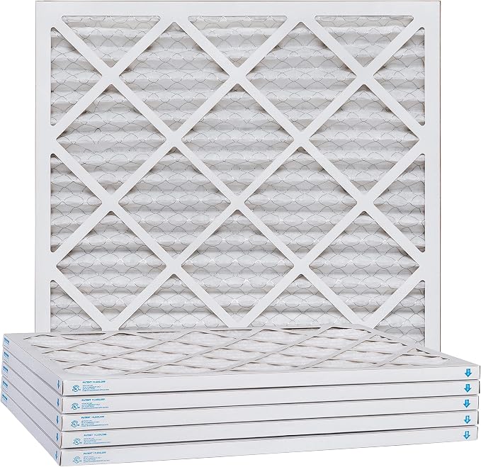 19.5x19.5x1 MERV 8 Air Filter, Pleated AC Furnace HVAC Filters (19.5x19.5x0.75), alternate product view 3