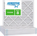 21.25x21.25x1 MERV 8 Air Filter, Pleated AC Furnace HVAC Filters (21.25x21.25x0.75), product image