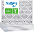 22x26x1 MERV 8 Air Filter, Pleated AC Furnace HVAC Filters (21.875x25.875x0.75), product image