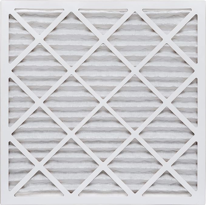 25x25x1 MERV 8 Air Filter, Pleated AC Furnace HVAC Filters (24.5x24.5x0.75), alternate product view 4