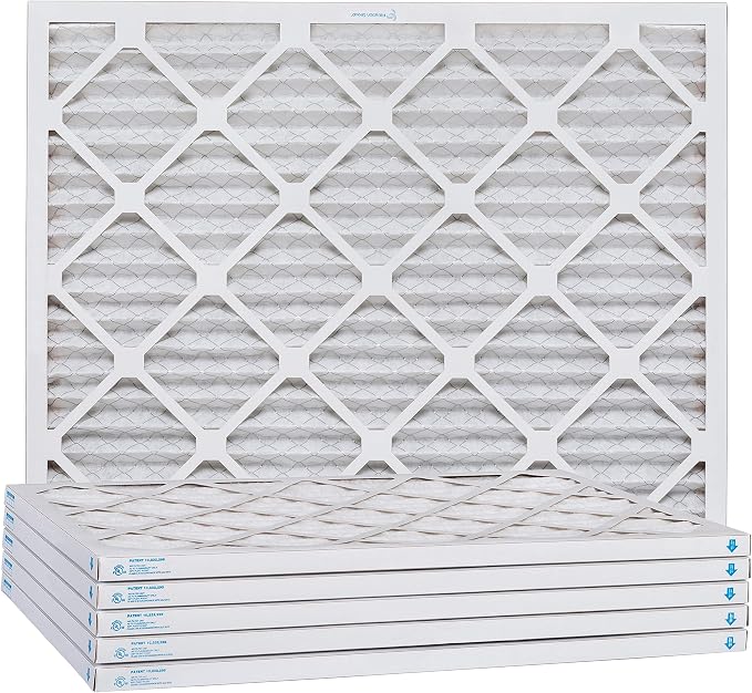 6x30x1 MERV 8 Air Filter, Pleated AC Furnace HVAC Filters (6x30x0.75), alternate product view 3