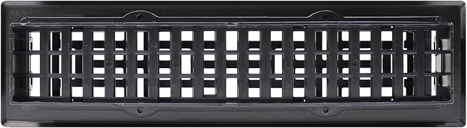 AJH212-BLK Oriental Floor Register, 2x12 Inches, Textured Black, alternate product view 10