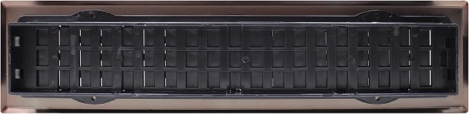 AJH214-RB Oriental Floor Register, 2x14 Inches, Rubbed Bronze Finish, alternate product view 8
