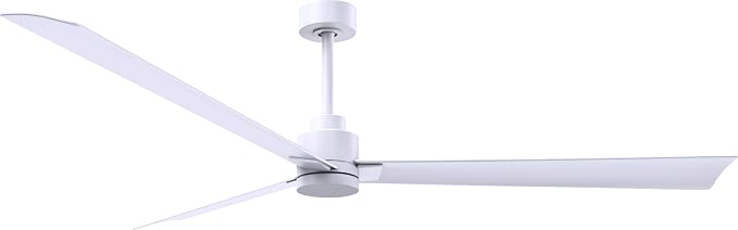 AK-MWH-MWH-72 Alessandra Wet Rated 72" Ceiling Fan without Light, Remote Included, Silent DC Motor, Matte White, product