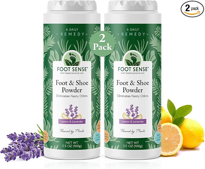 All Natural Foot & Shoe Powder, Foot Deodorant, Talc-Free, Odor Eliminator, & Deodorizes, product image