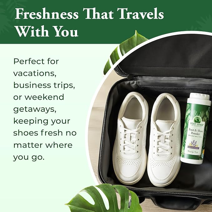 All Natural Foot & Shoe Powder, Foot Deodorant, Talc-Free, Odor Eliminator, & Deodorizes, alternate product view 7