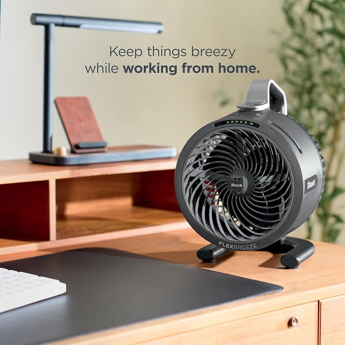 All-New FlexBreeze HydroGo Pro Fan - Powerful, portable fan, indoor & outdoor, dry-touch evaporative mist. Corded & cordless
