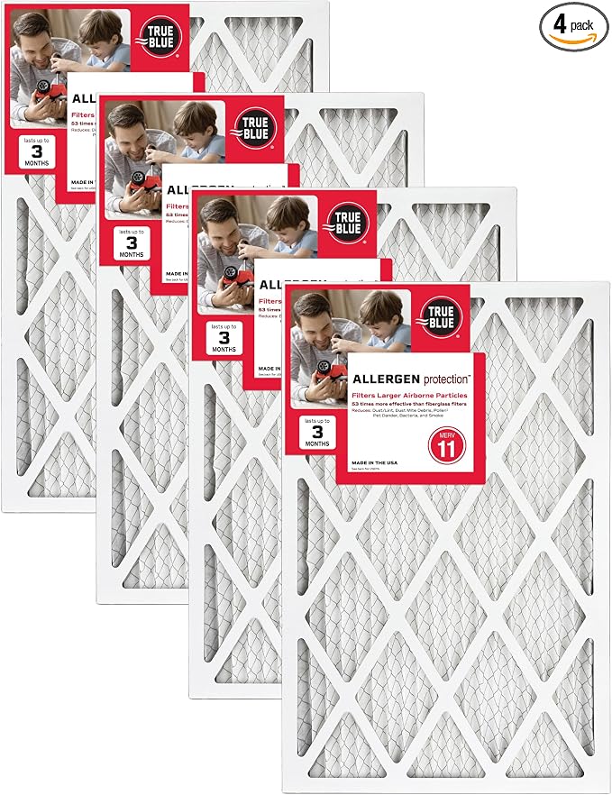 Allergen 20x36x1 Air Filter, MERV 11, 4-Pack, product image