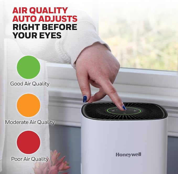 Allergen Plus Compact HEPA Small Room Air Purifiers for Home, Up to 530 Ft2 Coverage, 3-in-1 Filter, Pet Dander, alternate