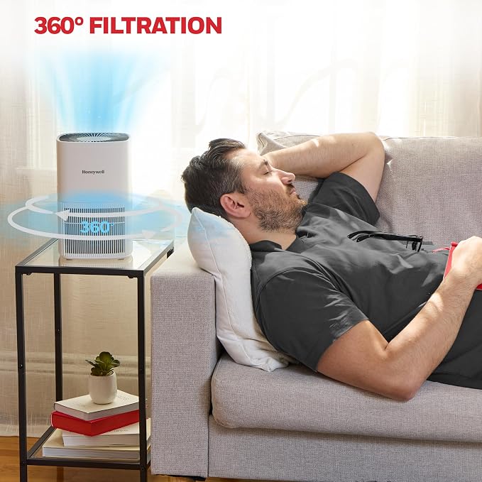 Allergen Plus Compact HEPA Small Room Air Purifiers for Home, Up to 530 Ft2 Coverage, 3-in-1 Filter, Pet Dander, alternate
