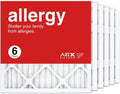 ALLERGY Premium Air Filter MERV 11 6 Pack AC Air Conditioner Furnace Filters - Made in the USA -16x16x1, product image