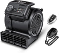 AM201R 3 Speed Floor Fan, 156W 550 CFM Air Mover, Utility Blower Fan, Carpet Dryer for Drying, Cooling & Circulation, product