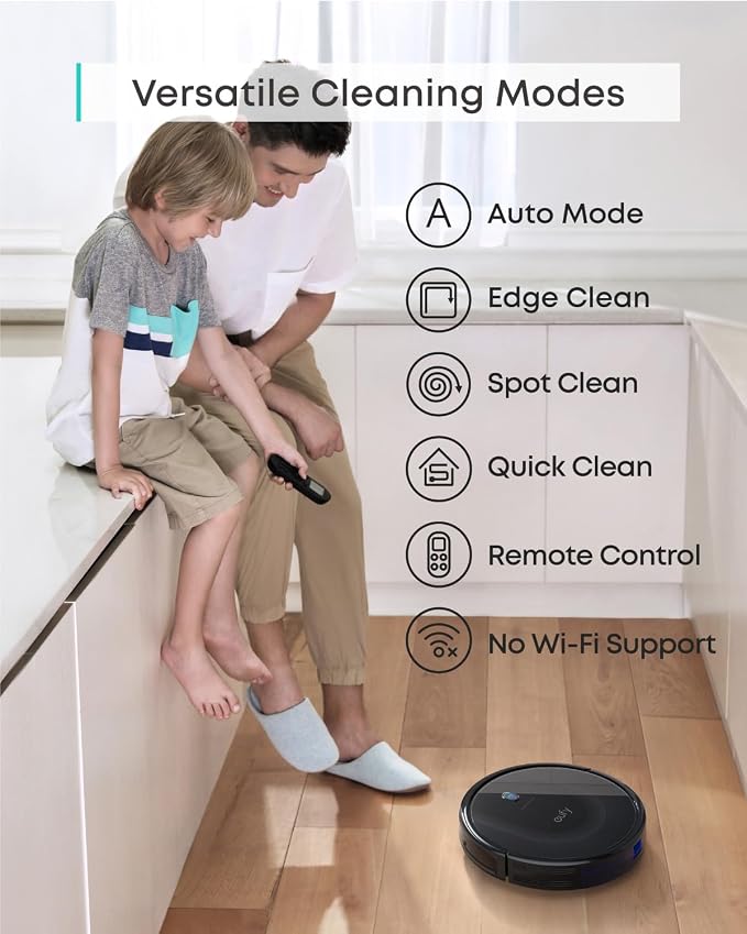 Amazon Renewed Certified Like- BoostIQ RoboVac 11S MAX Robot Vacuum Cleaner, Super-Thin, Powerful Suction, Quiet