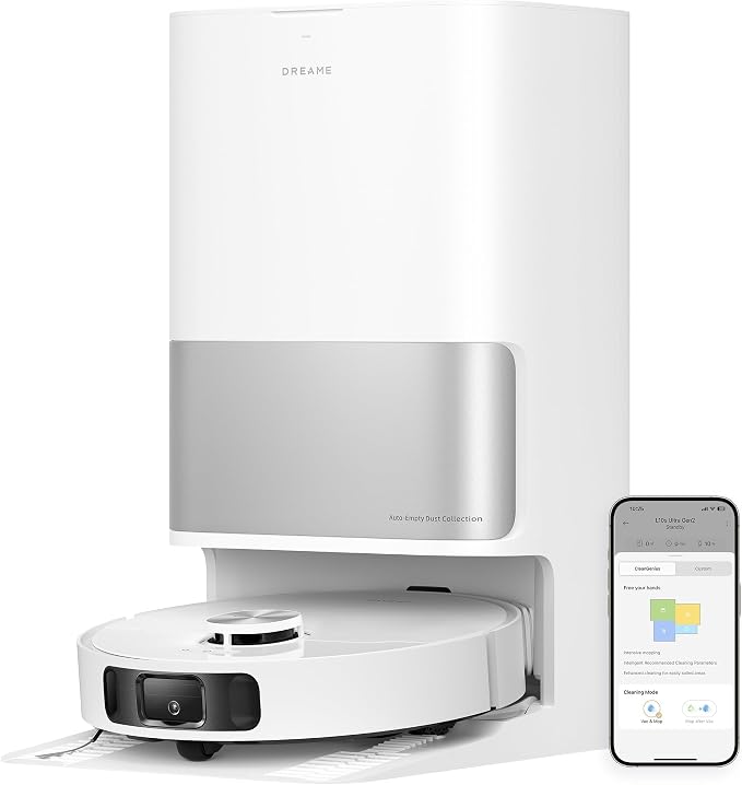 Amazon Renewed L10s Ultra Gen 2 Robot Vacuum and Mop, 10,000Pa, MopExtend Tech,75 Days Auto-Empty, Mop Self-Washing&Drying