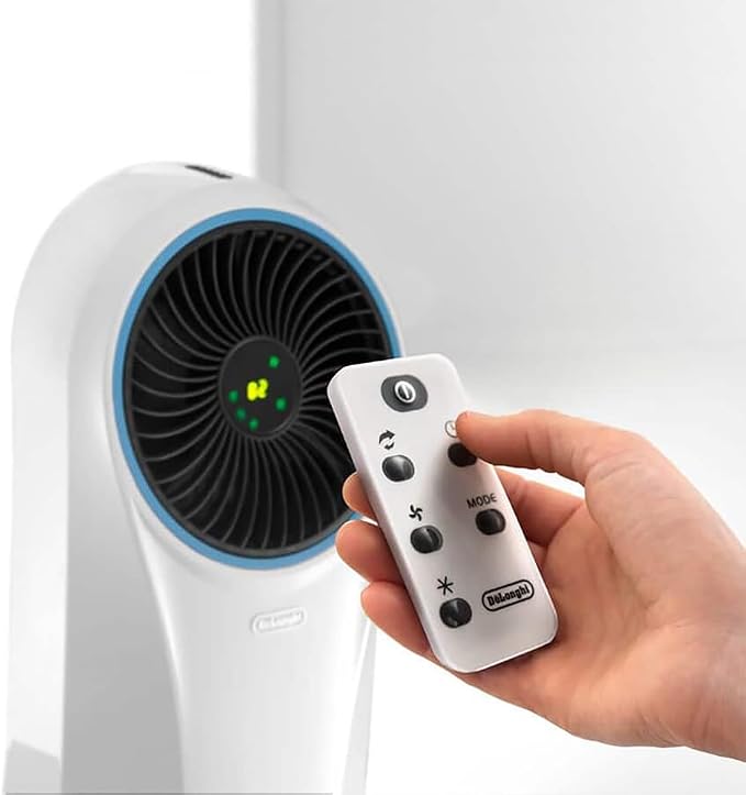 Amazon Renewed Portable Evaporative Cooler, White (Renewed) Plastic White, alternate product view 4