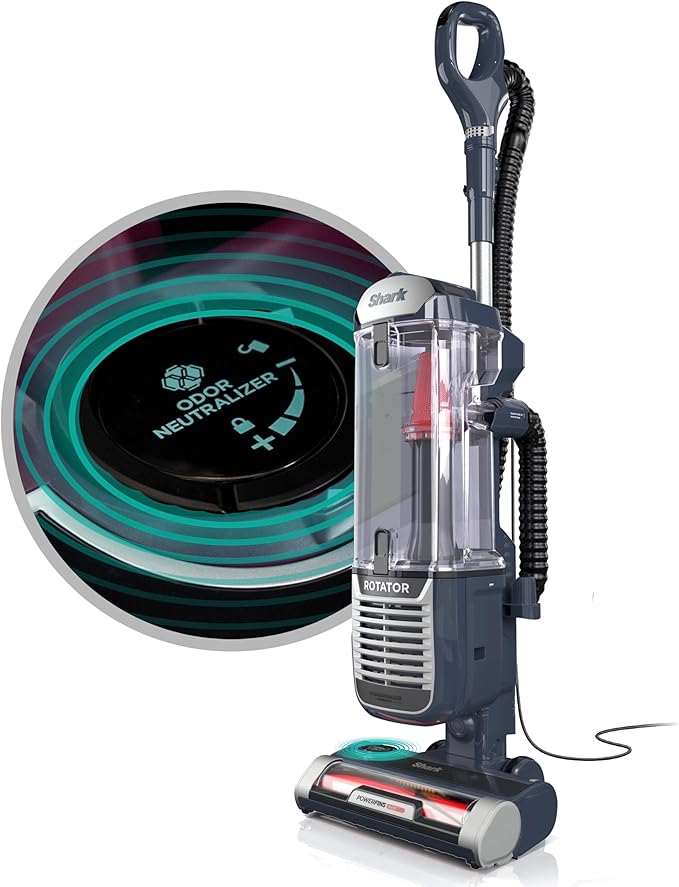 Amazon Renewed ZU100 Rotator Pet Upright Vacuum with PowerFins HairPro & Odor Neutralizer Technology, Navy (Renewed), product