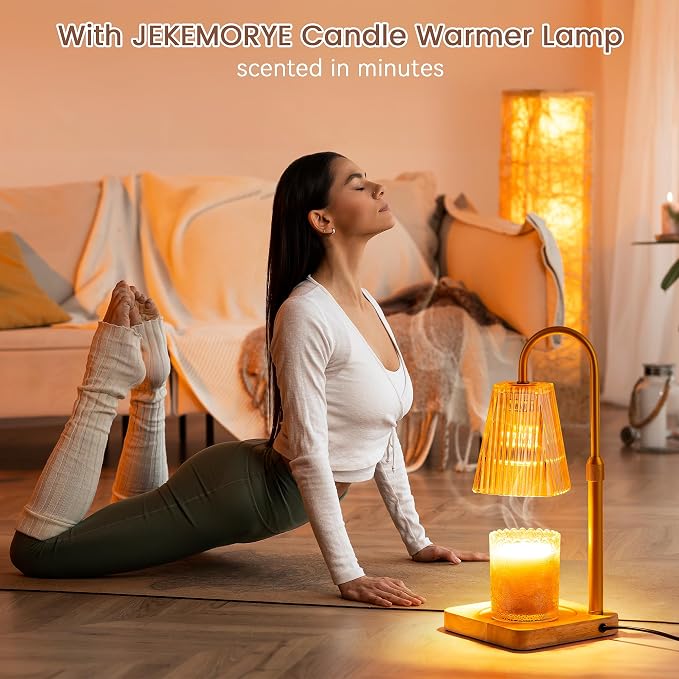 Amber Candle Warmer Lamp with Timer, alternate product view 7