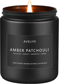 Amber & Patchouli Candle | Candles for Men - Scented Candles for Home, Gifts for Men - Soy Candle for Home Scented, product